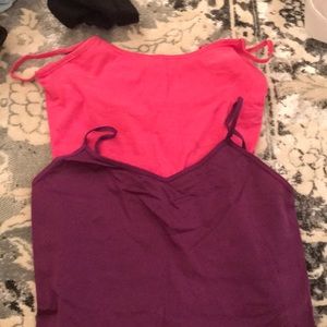 Pink and purple cami bundle